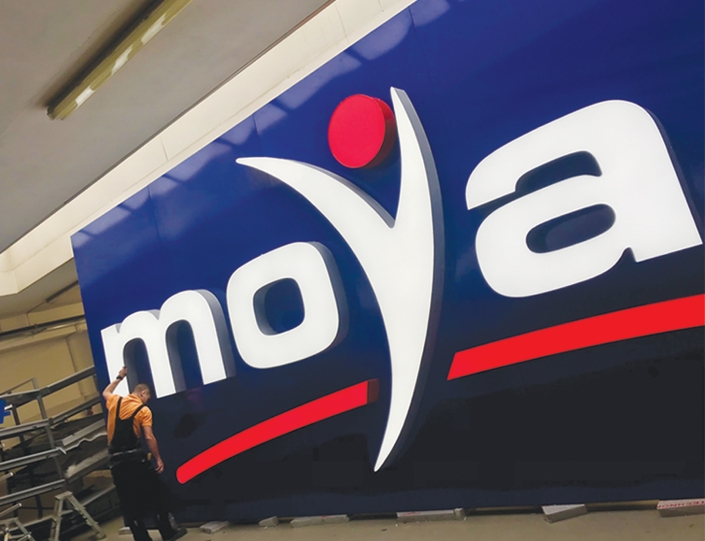 produkcja kasetonu reklamowego