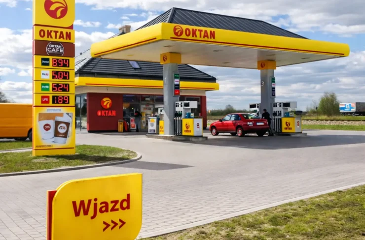 Realizacja stacja paliw OKTAN - Graffico
