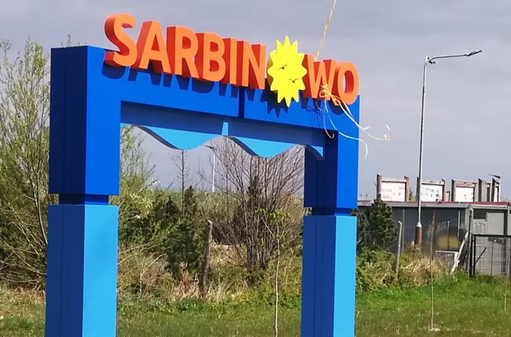 Brama witacz Sarbinowo - Graffico