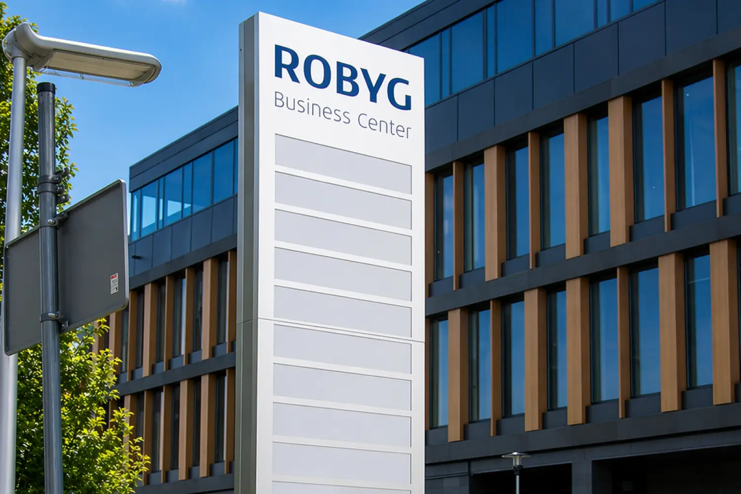 Pylon ROBYG - produkcja Graffico
