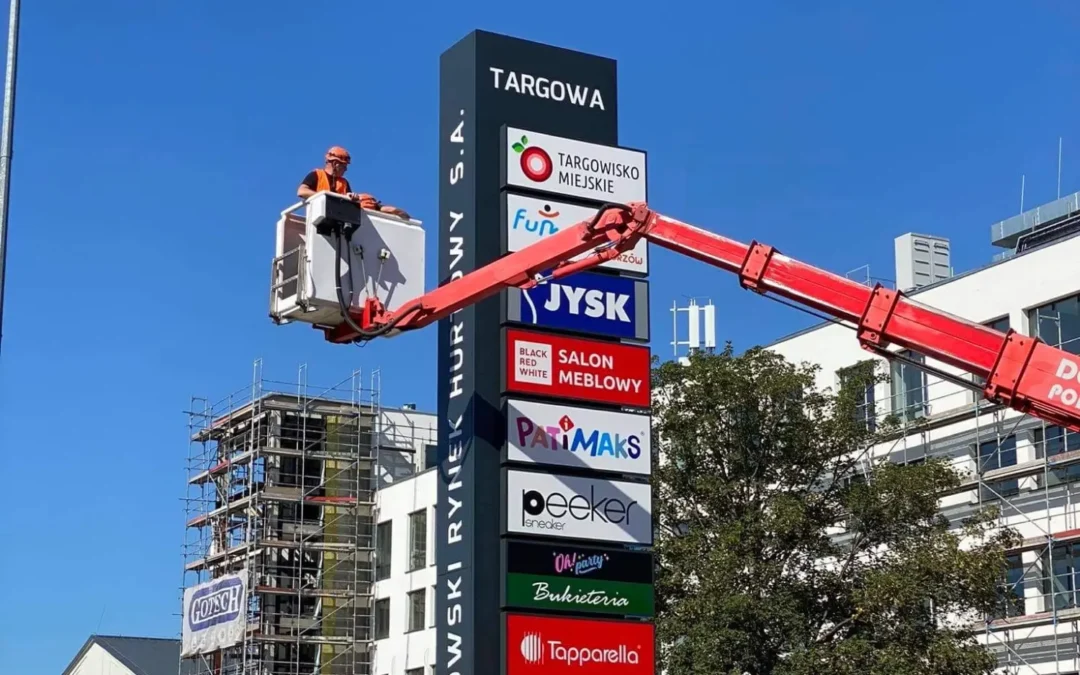Kompleksowe oznakowanie galerii i parków handlowych – od A do Z z Graffico