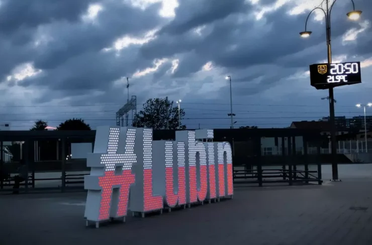 Napis 3D Lubin - producent Graffico