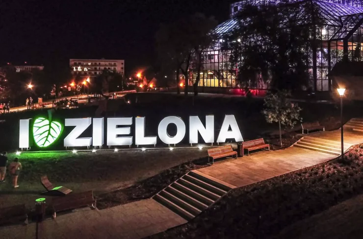 Witacz miejski I LOVE ZIELONA - producent Graffico