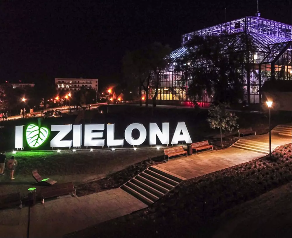 Zielona Góra - Napis 3D