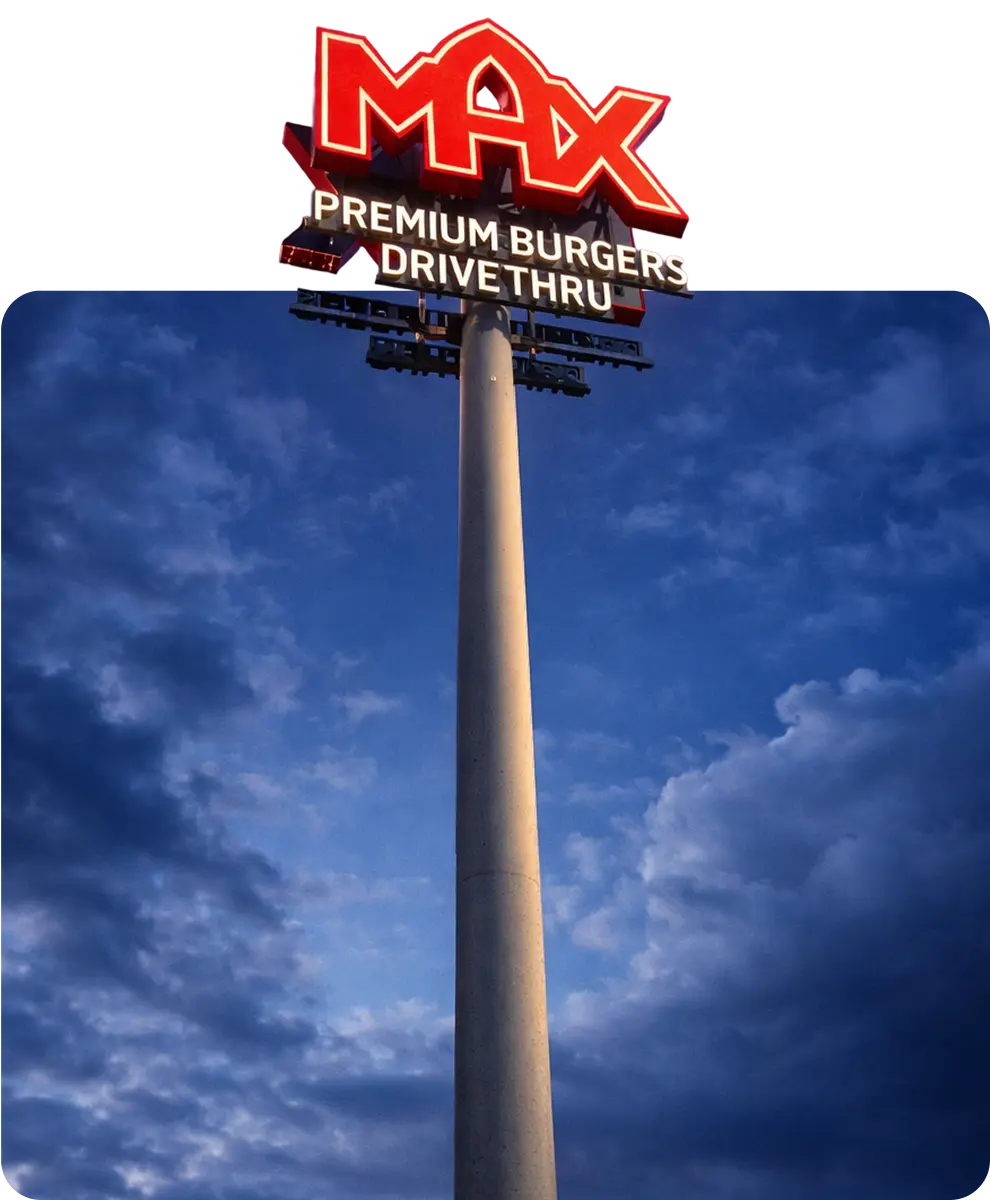 MAX Premium Burgers - Pylon