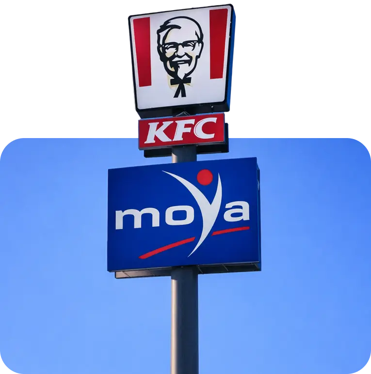 Pylon Moya i KFC
