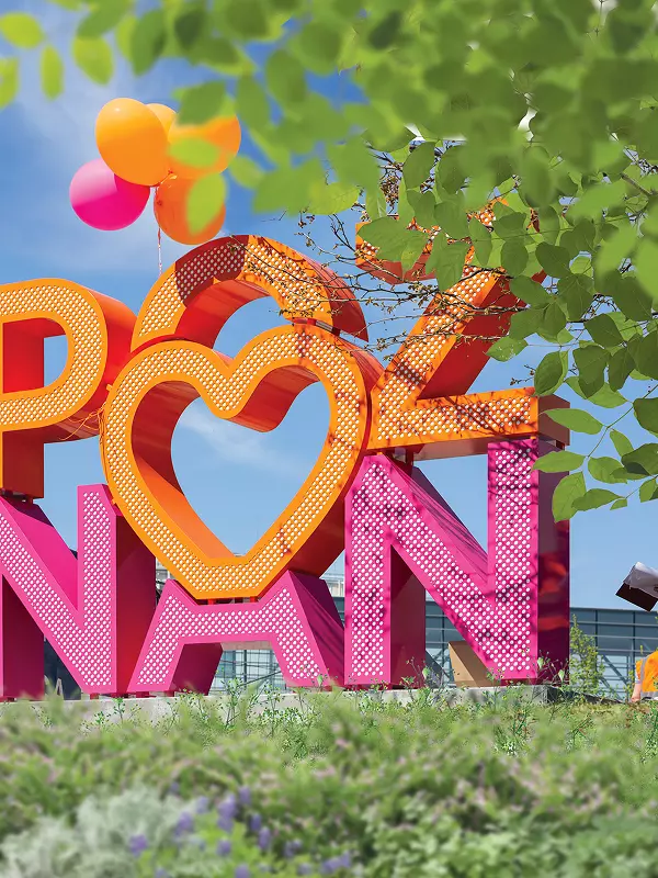 Napis 3D Poznań