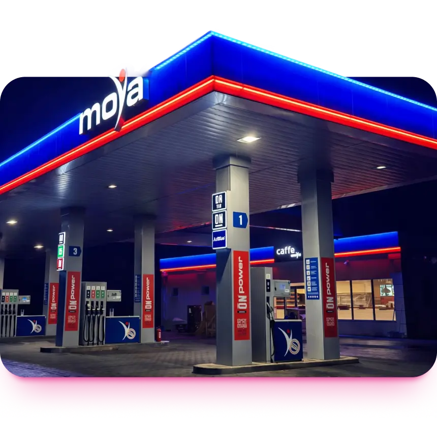 Realizacja Graffico - Stacja paliw Moya