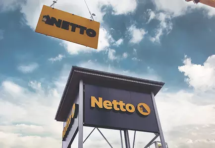 Dwa Logotypy Netto Dwa Logotypy Netto