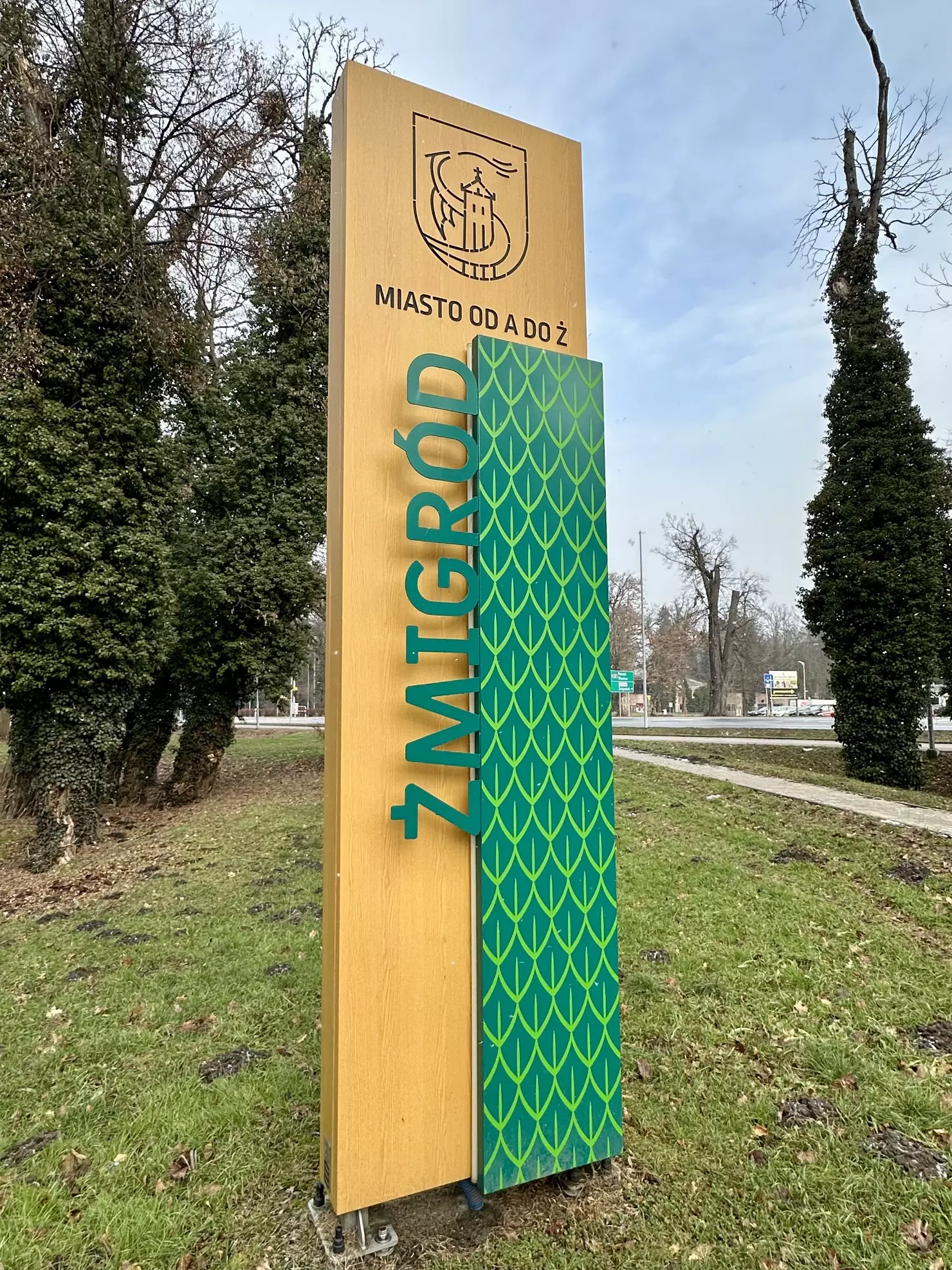 witacze, napisy dla miast producent Graffico