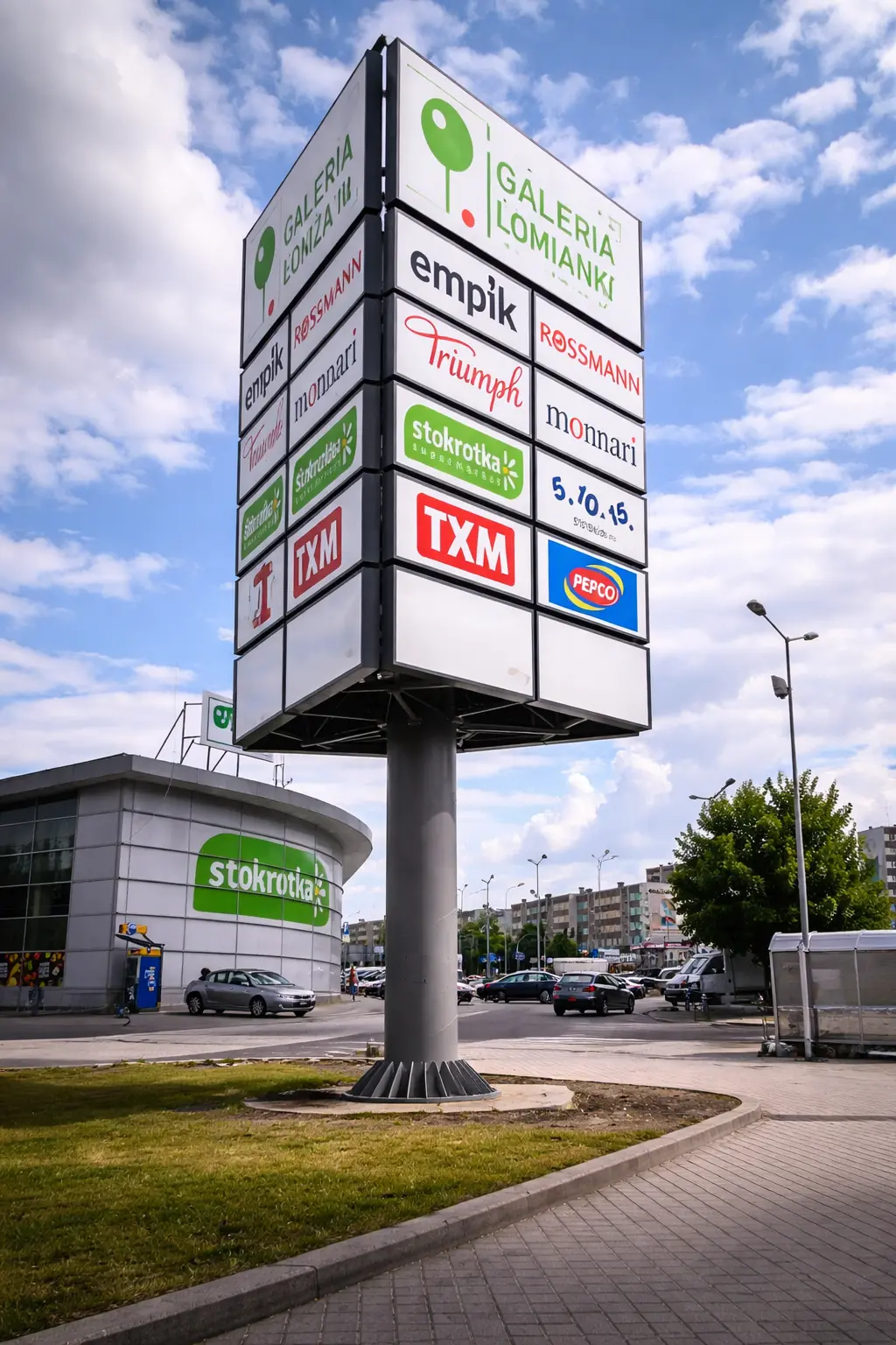 pylon reklamowy