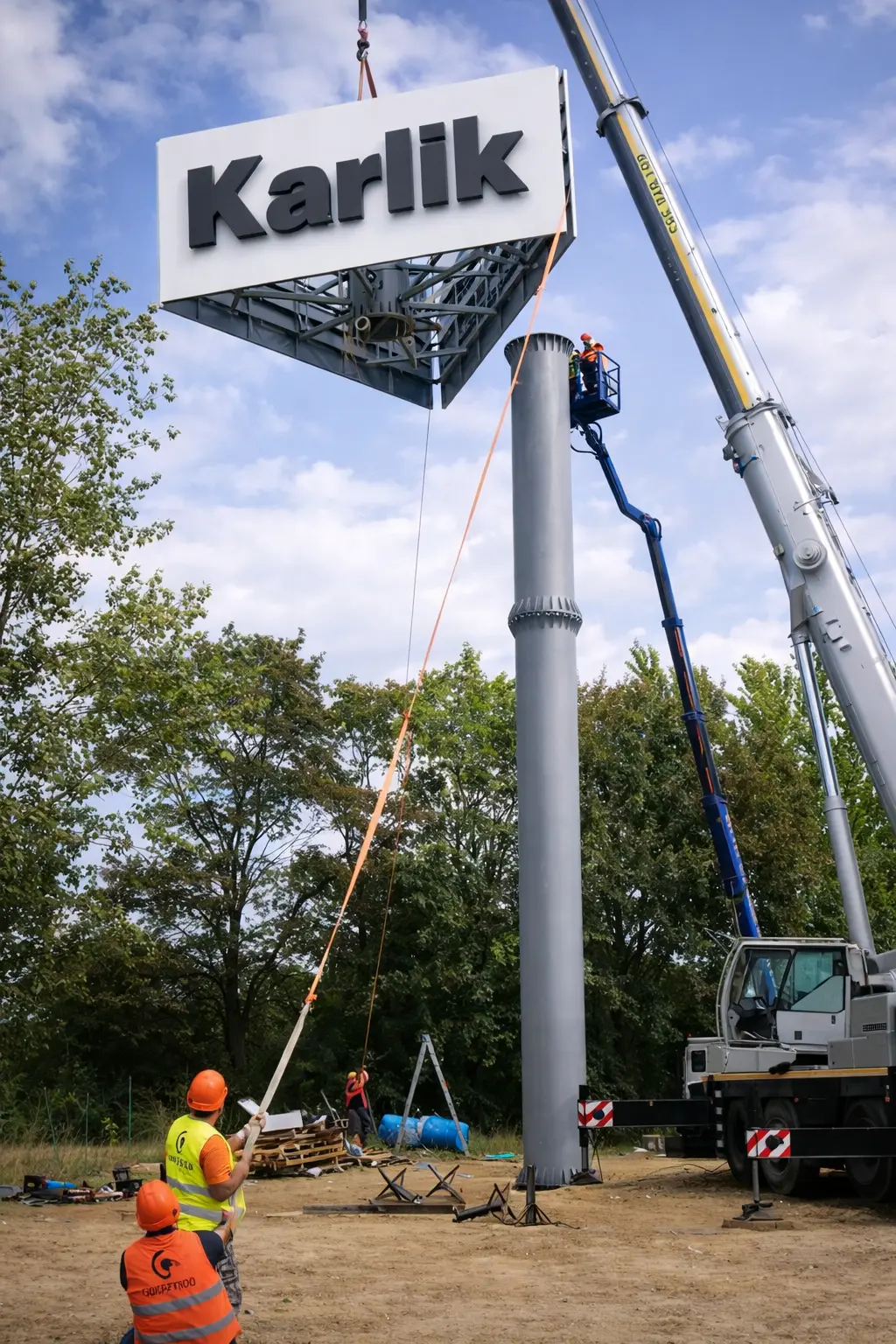 pylon reklamowy