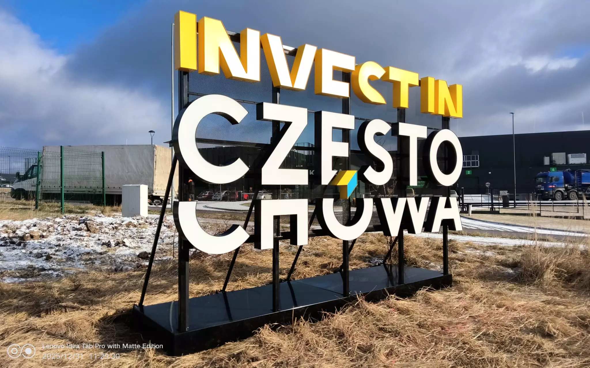 witacze, napisy dla miast producent Graffico