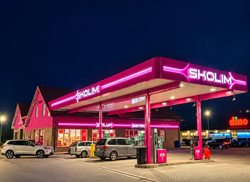 Branding stacji paliw: co łączy AMIC Energy, MOYA, Oktan i Skolima? Cztery różne projekty. Jedno Graffico.