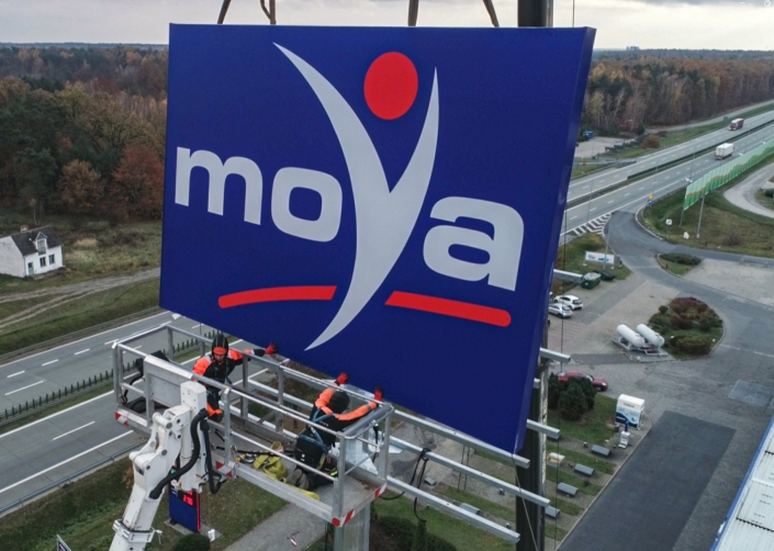 słupy reklamowe Graffico