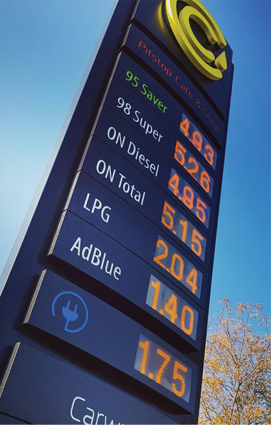 pylon cenowy i ceny paliw