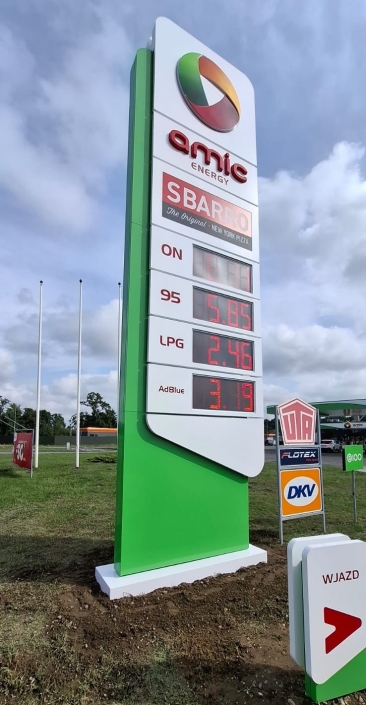 rebranding stacji paliw graffico