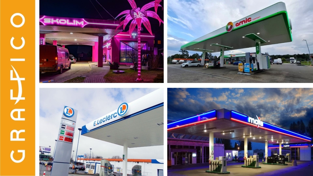 rebranding stacji paliw Graffico
