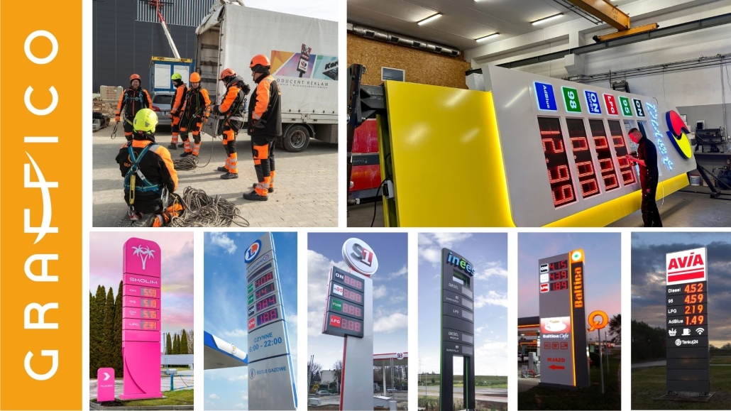 rebranding stacji paliw Graffico