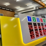 wystrój reklamowy stacji paliw producent Graffico