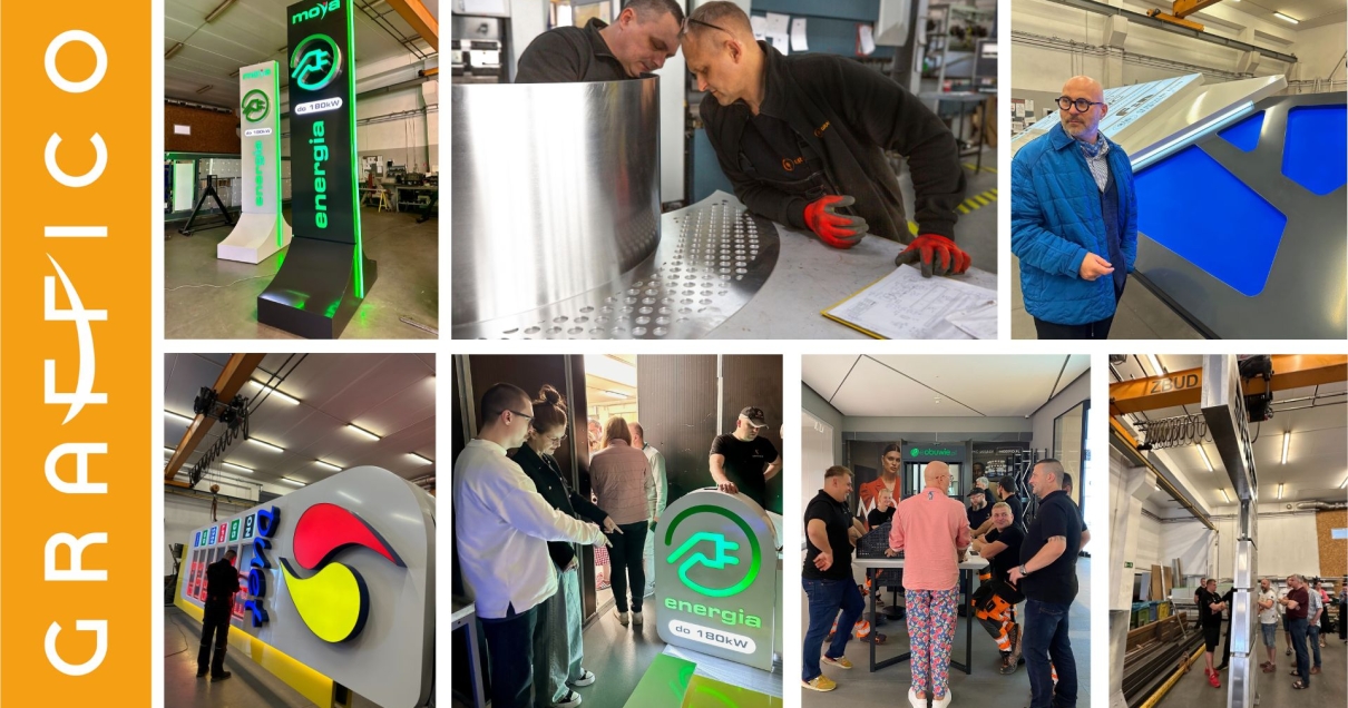 zespół fachowców od reklamy świetlnej