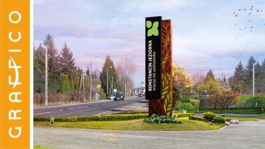 pylon reklamowy, Graffico