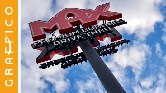 konstrukcja reklamowa Graffico