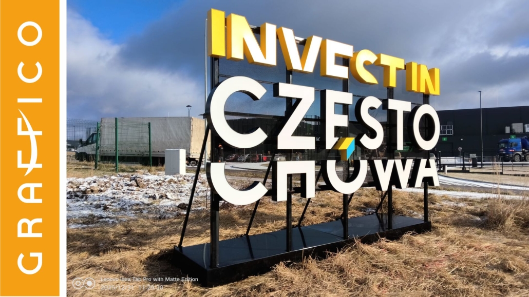 napisy dla miast Graffico