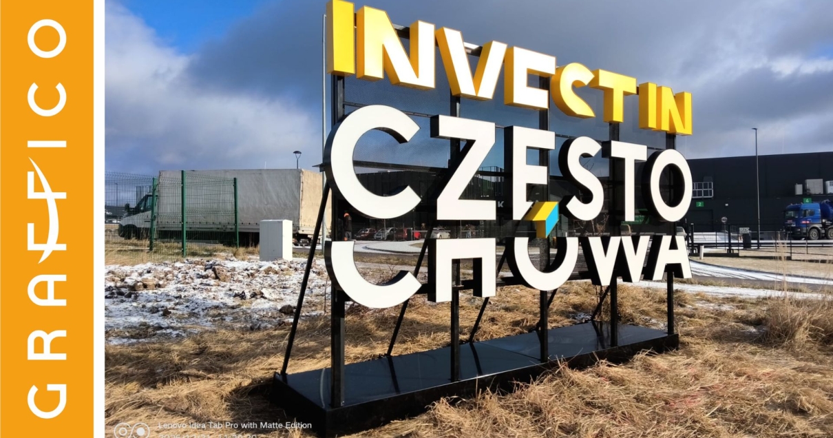 napisy dla miast producent Graffico