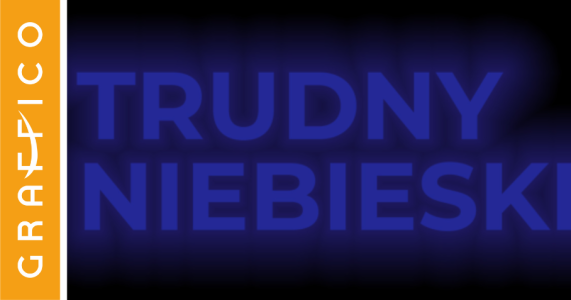 niebieski w reklamie