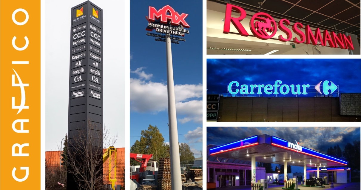 rodzaje reklamy świetlnej