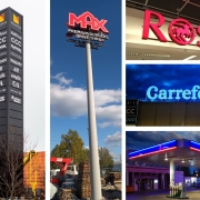 oznakowanie firm sieciowych Graffico (2) rodzaje reklamy świetlnej