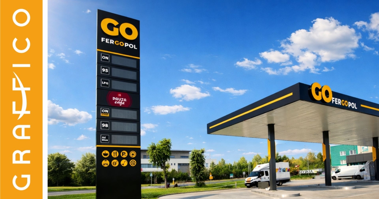 pylon cenowy producent Graffico