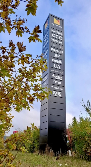 pylon reklamowy producent Graffico