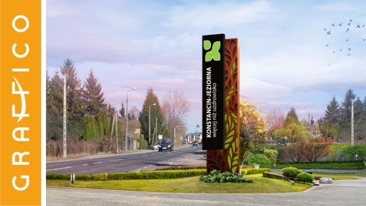 pylon reklamowy producent Graffico