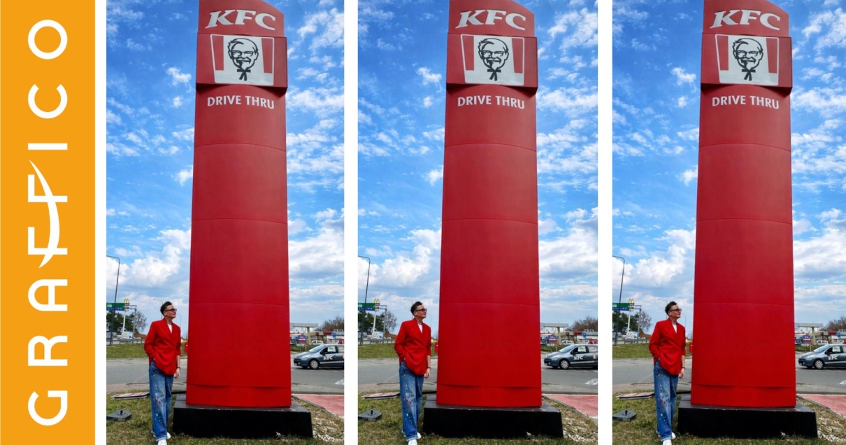 pylon reklamowy producent Graffico