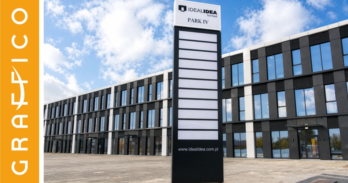 pylon reklamowy Graffico