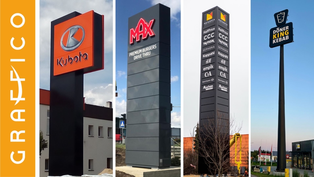 pylony reklamowe graffico