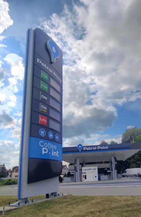 totem reklamowy graffico