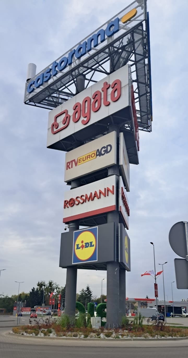 pylon reklamowy Graffico